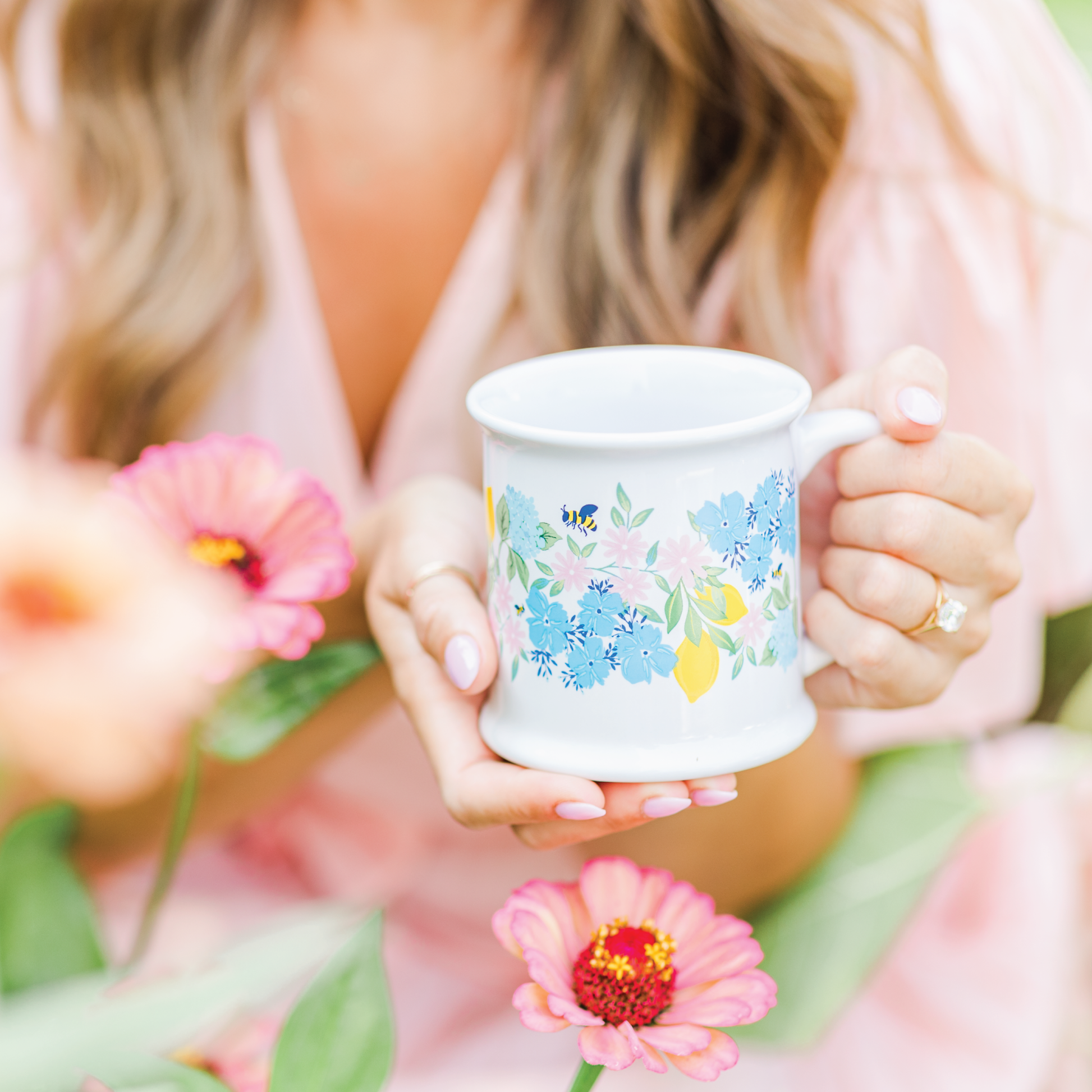 Floral Bees Mug