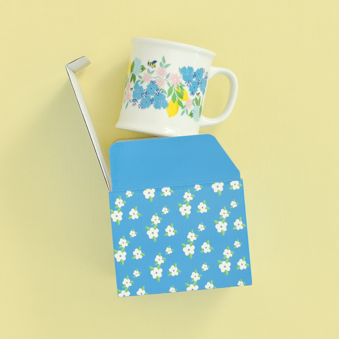 FLORAL BEES MUG & BOX