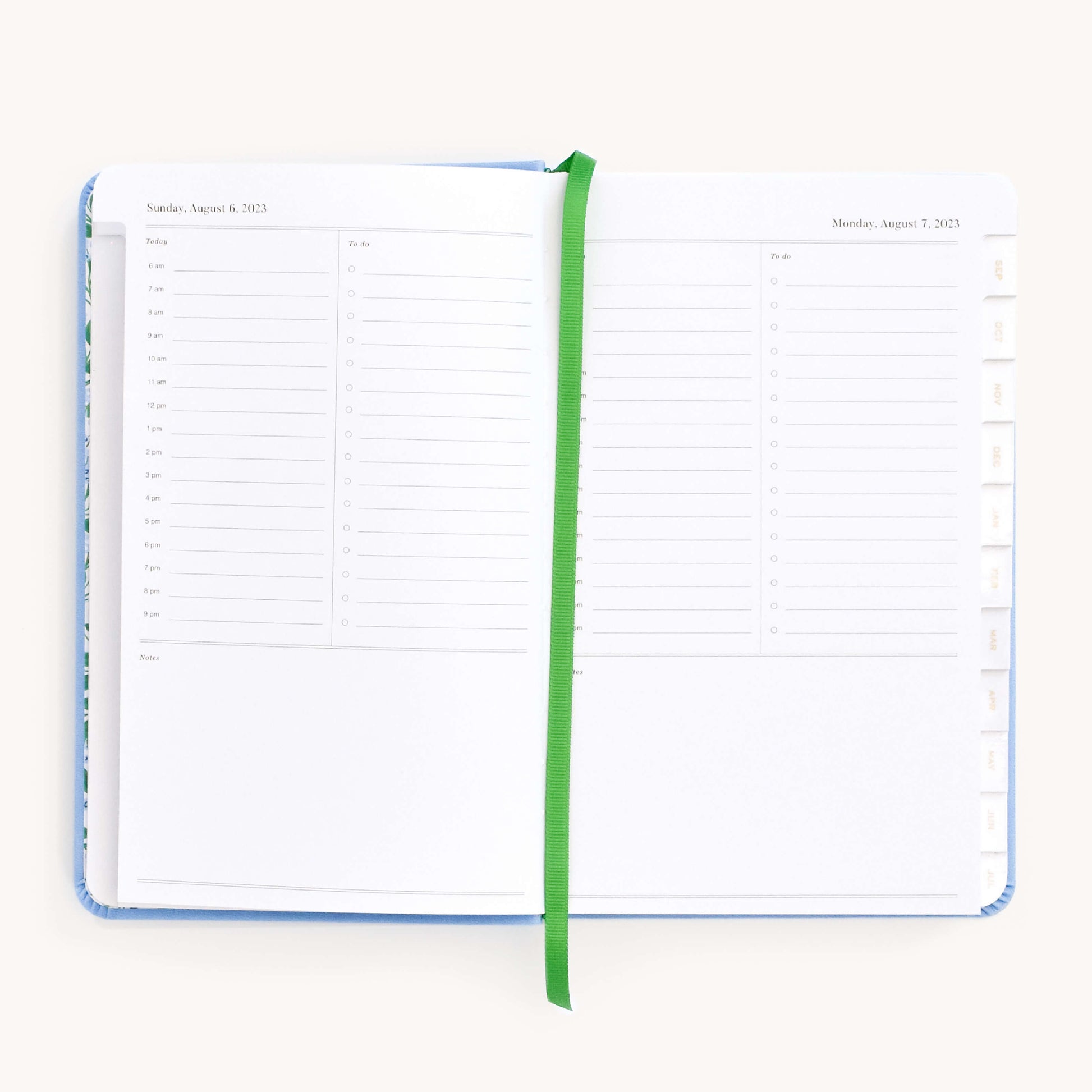 Weekly Planner and Notebook, french
