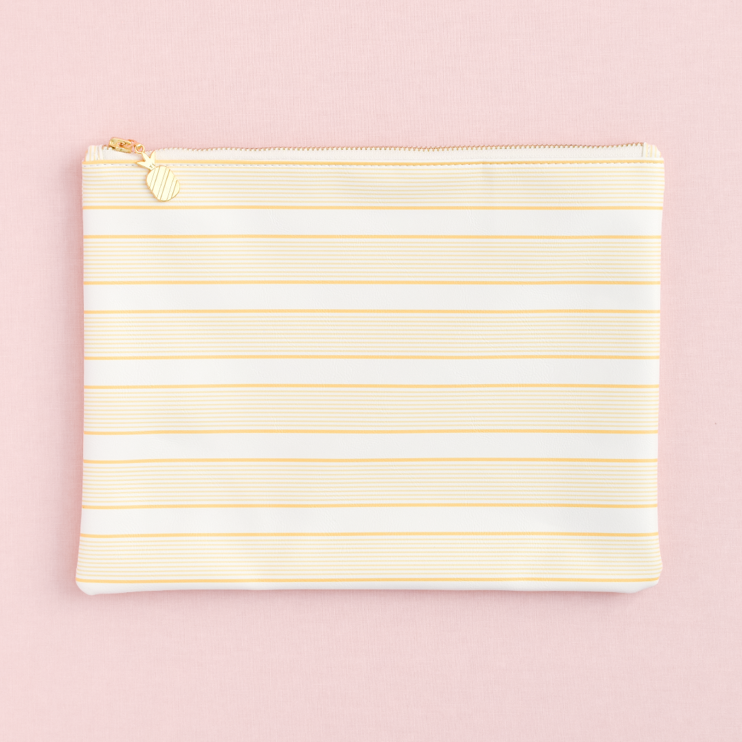 DANDELION STRIPE PLANNER POUCH