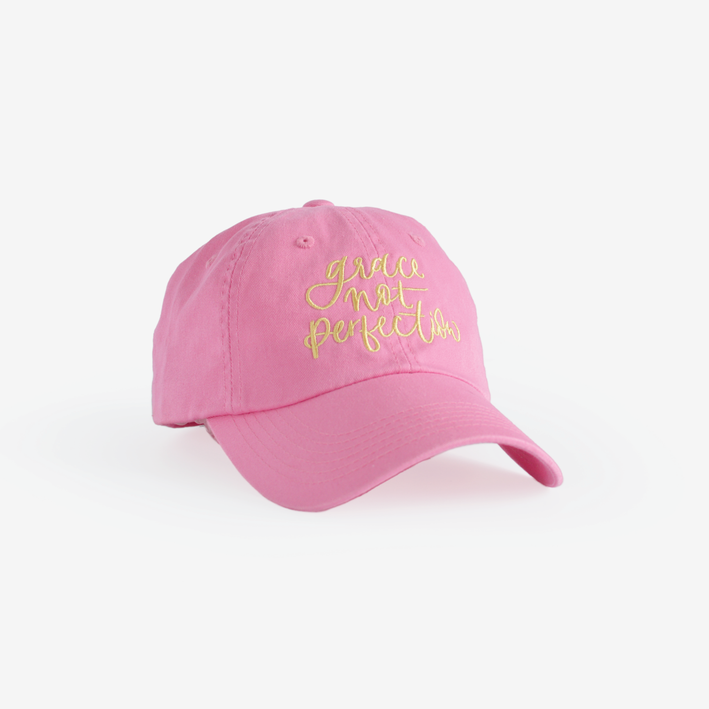 Grace Not Perfection Hat - Pink