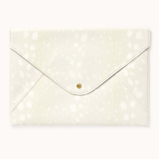 Ivory Antelope Leatherette Tech Case