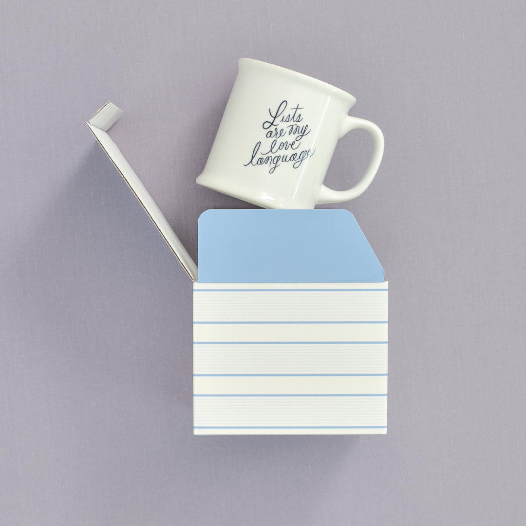 LISTS MUG & BOX