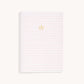 PINK PINSTRIPE MID-SIZE NOTEBOOK COVER