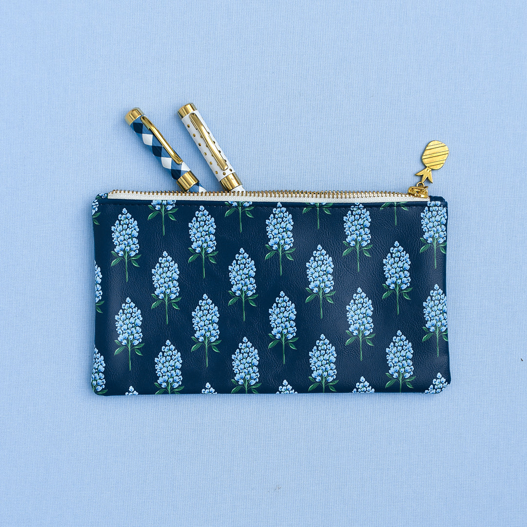 Archer & Olive Navy Blue Journal Bag - Pre Owned Zipper Tassel PLEASE READ