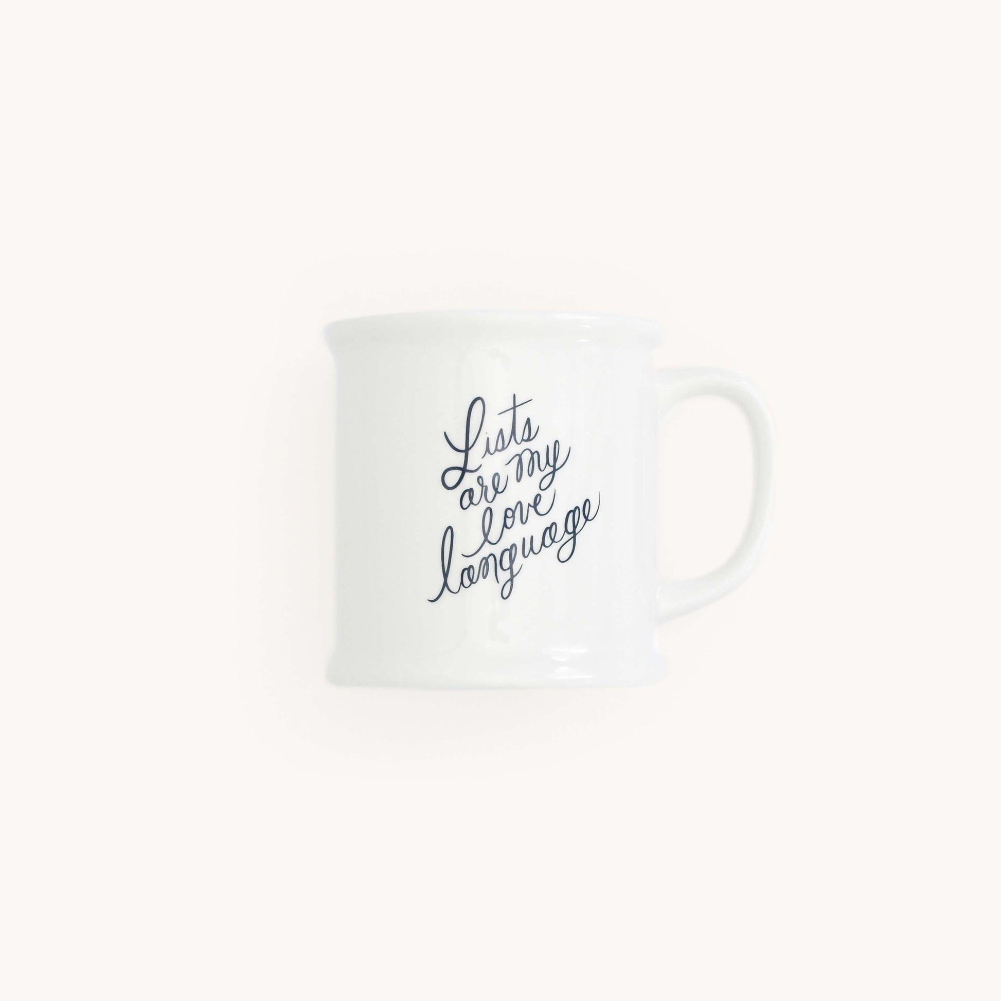 Lists Are My Love Language Mug