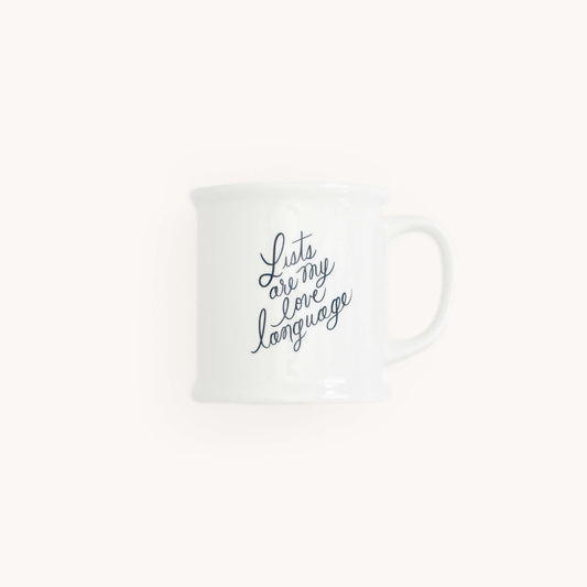 Lists Are My Love Language Mug