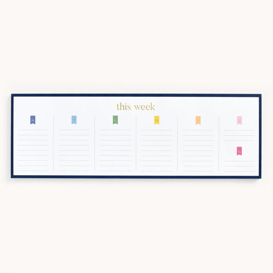 WEEKLY KEYBOARD NOTEPAD