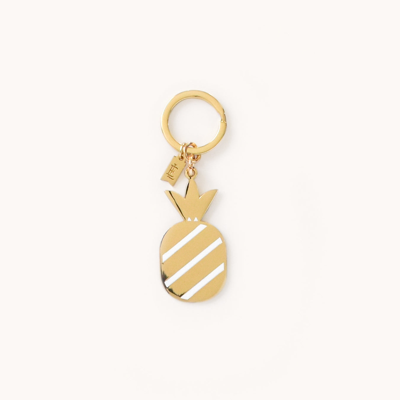 PINEAPPLE ENAMEL KEY CHAIN