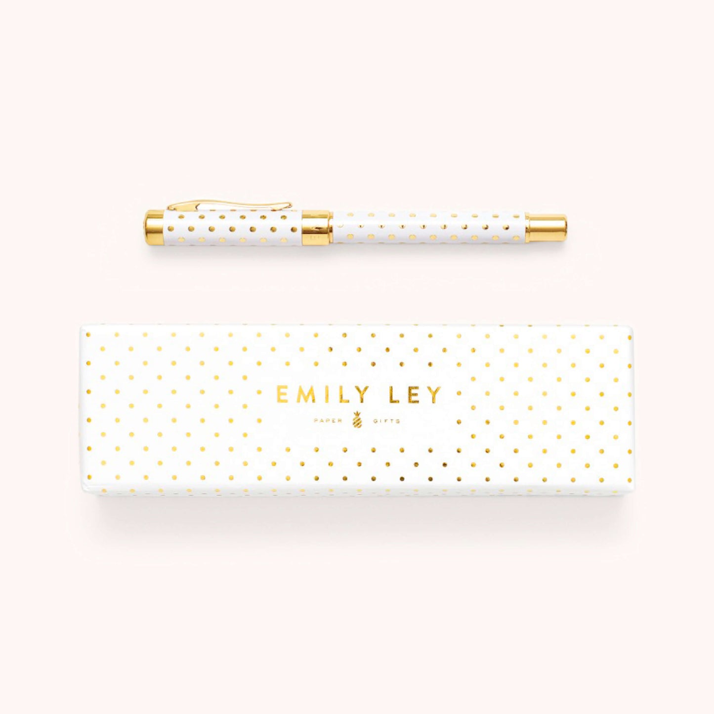 GOLD DOT PEN & BOX