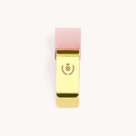 BLUSH BRASS PEN CLIP