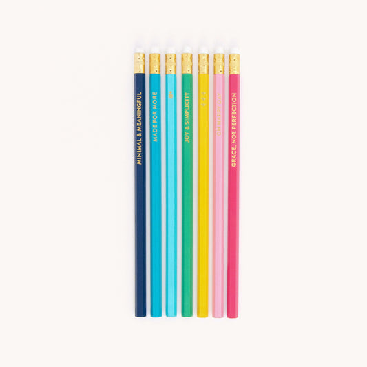 HAPPY STRIPE PENCIL PACK