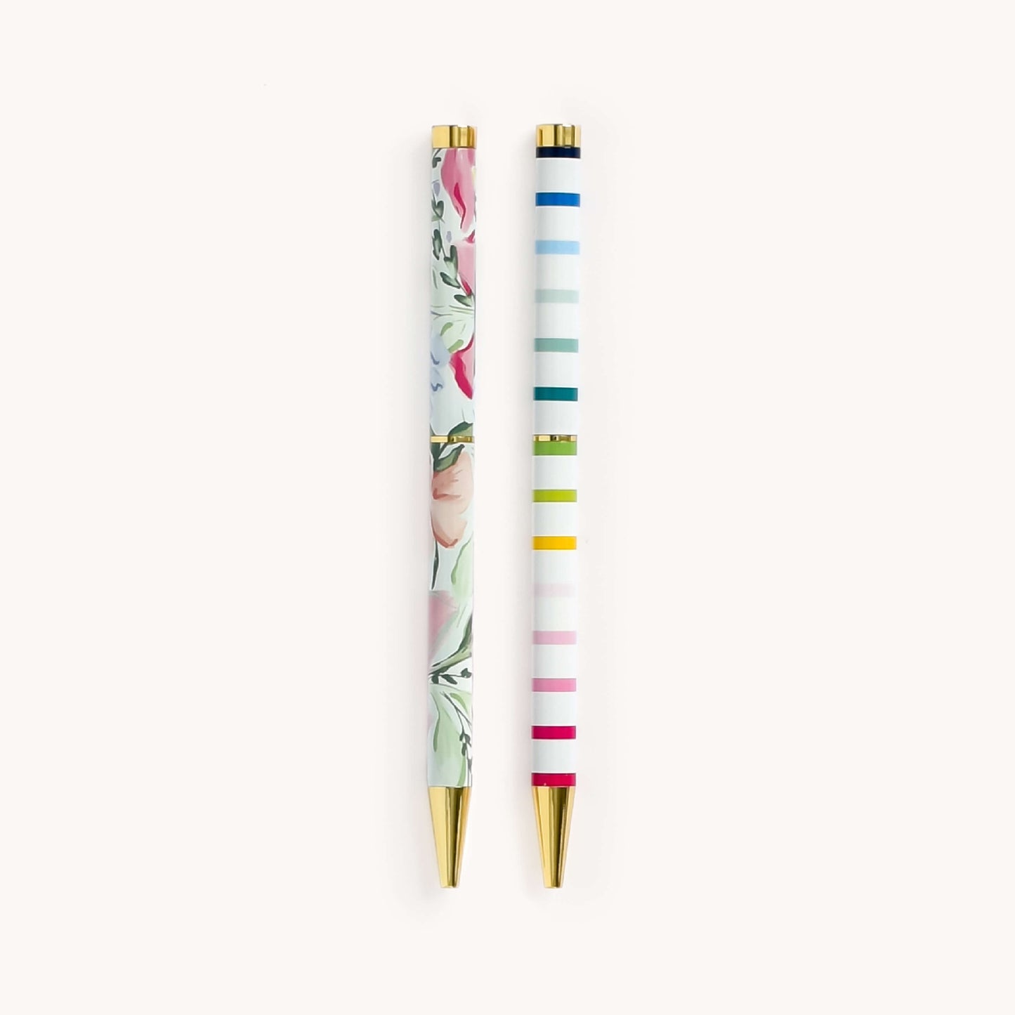 Blush Magnolia & Happy Stripe Twist Pens