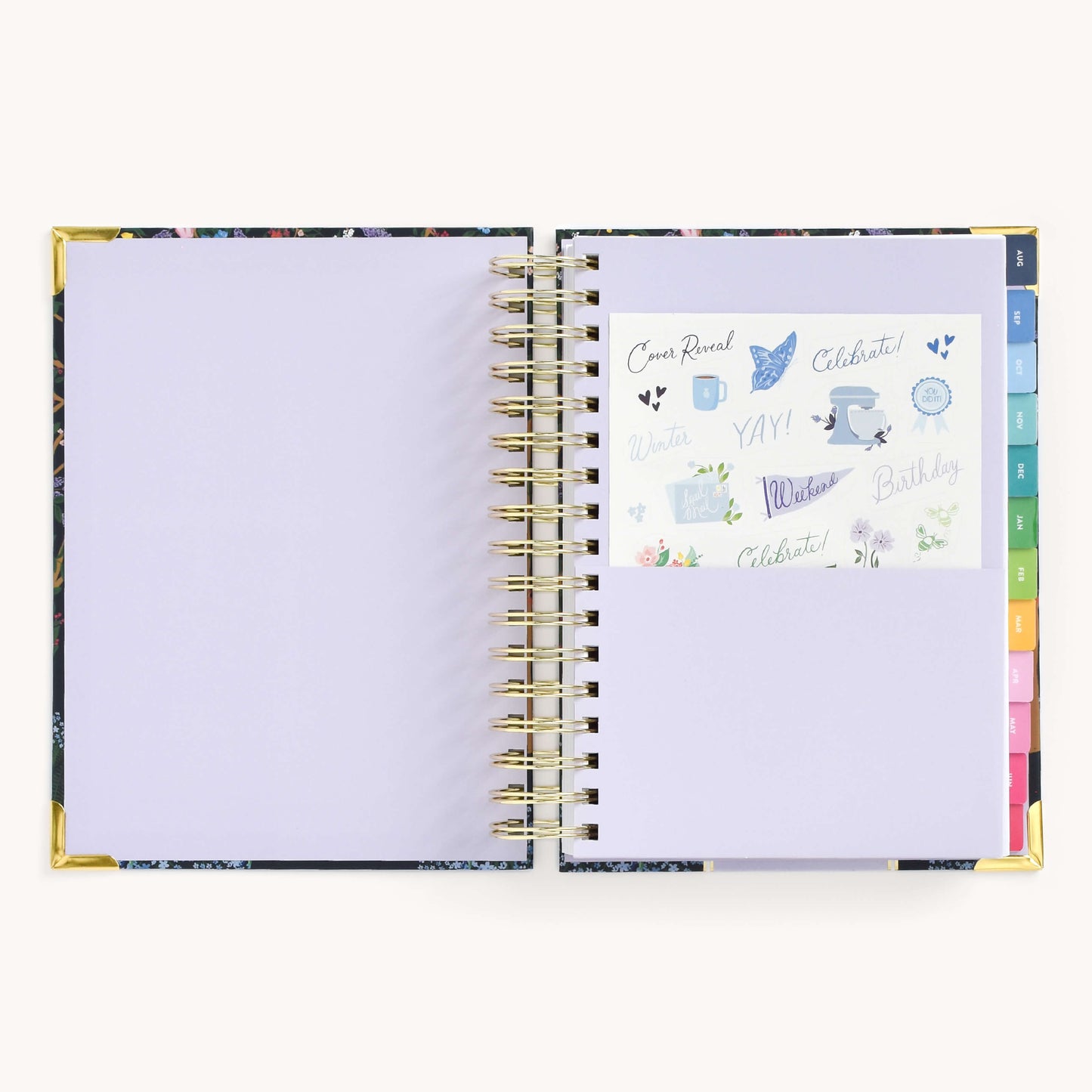 INSIDE COVER, POCKET, & STICKERS