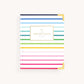 HAPPY STRIPE WEEKLY PLANNER COVER