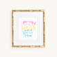 She Is Art Print
