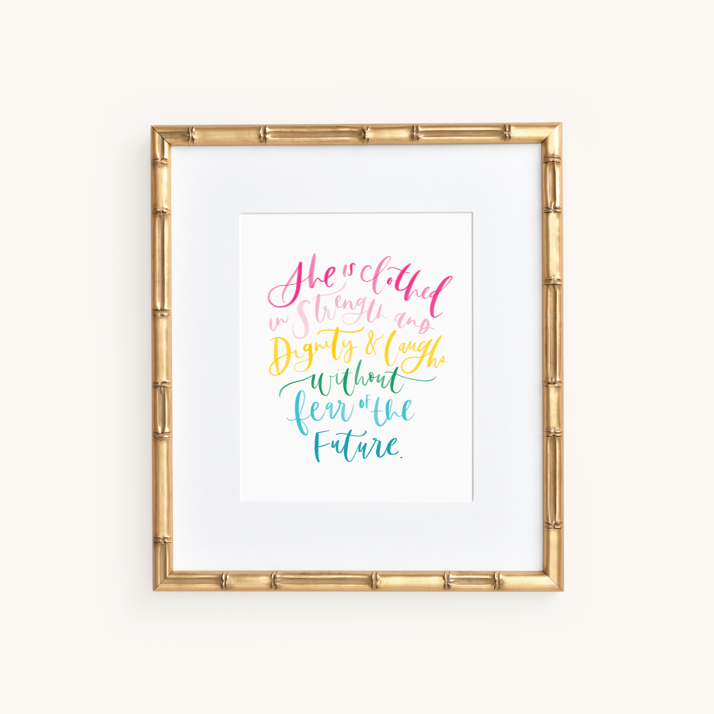 She Is Art Print