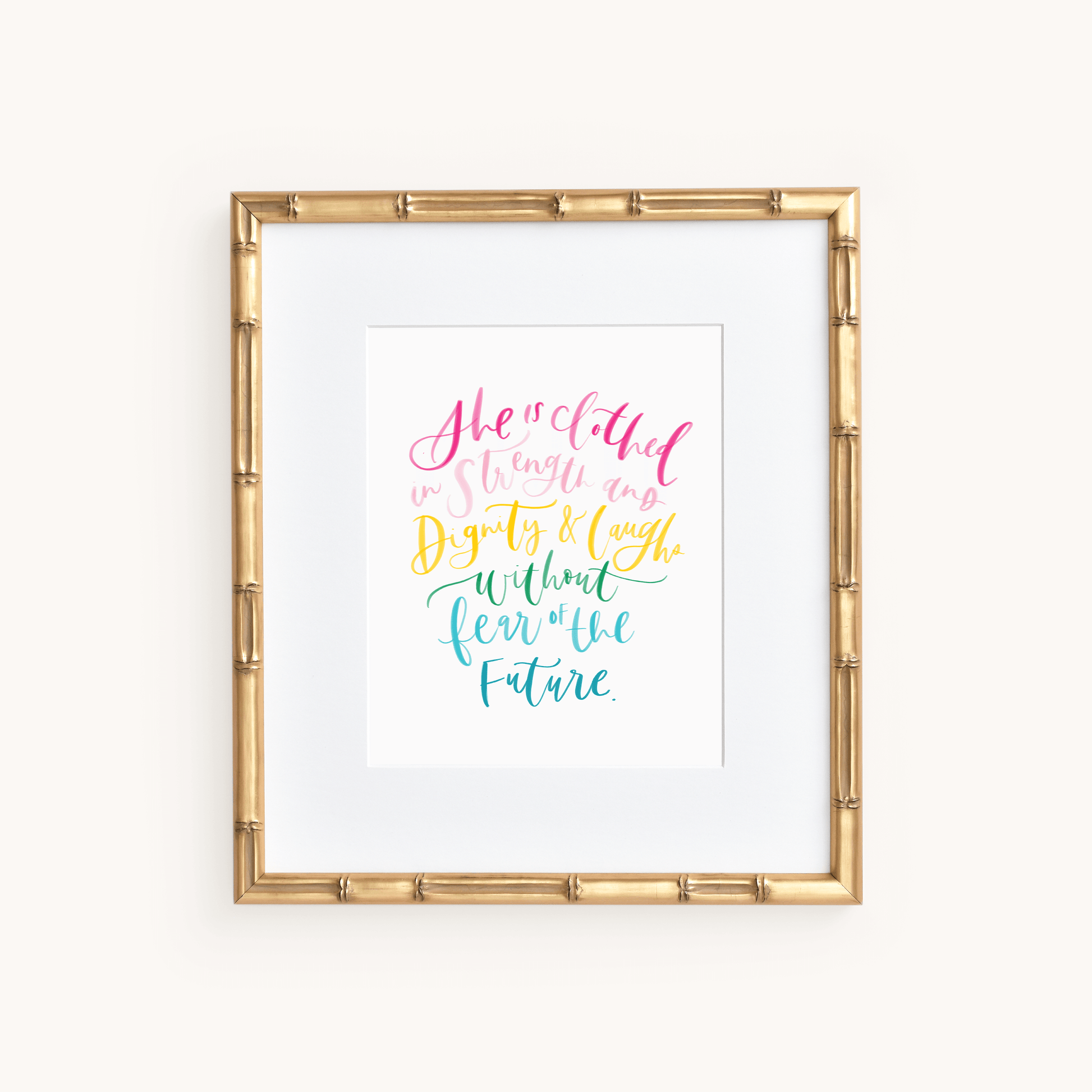She Is Art Print