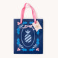 navy pineapple stamp medium gift bag  Edit alt text