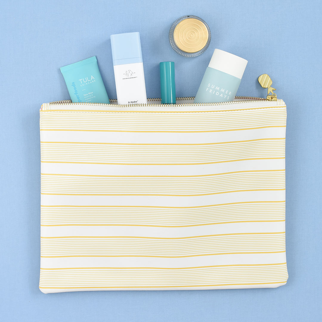 Planner Pouch, Dandelion Stripe – Simplified® by Emily Ley