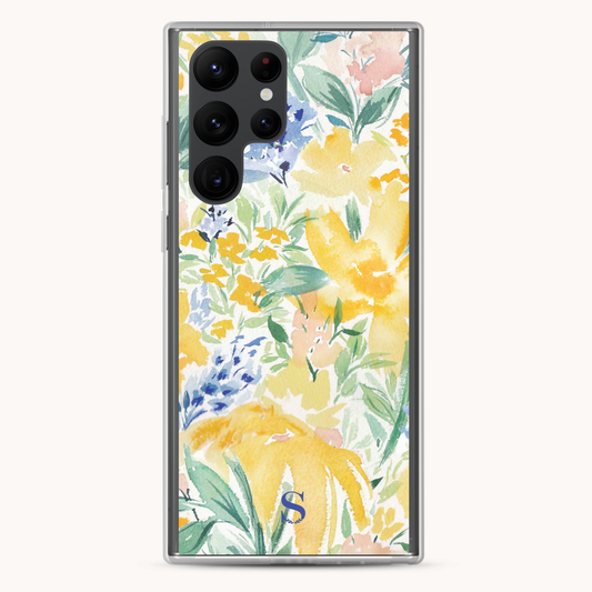 WATERCOLOR WILDFLOWERS SAMSUNG CASE